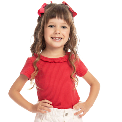 Blusa Infantil Feminina Canelado Vero