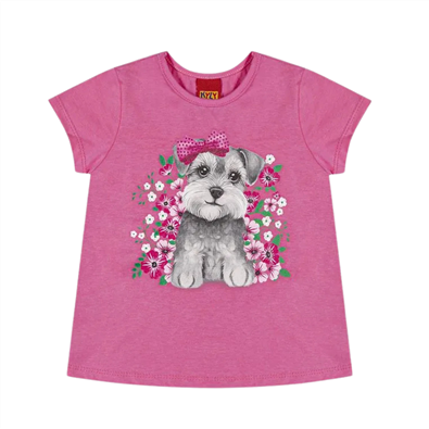 Blusa Infantil Feminino Cachorrinho