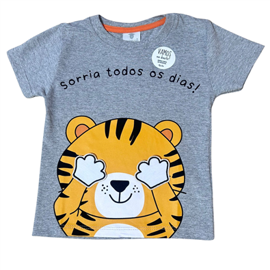 Camiseta infantil masculina Interativa