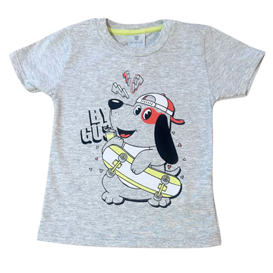 Camiseta infantil masculina Meia Malha