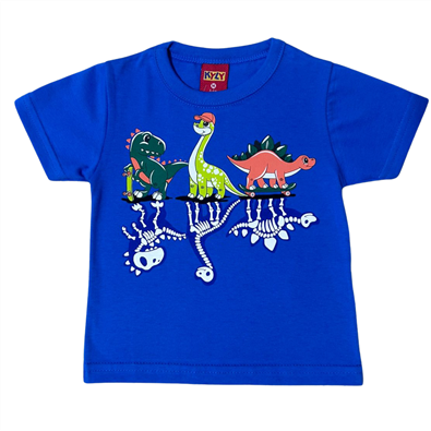 Camiseta Infantil Masculino Dino