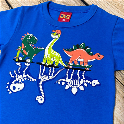 Camiseta Infantil Masculino Dino