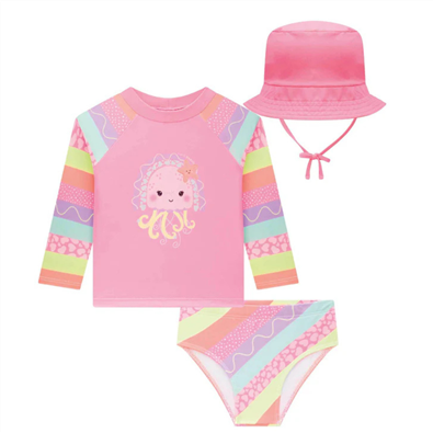 Conjunto Biquni Infantil Feminino Beb