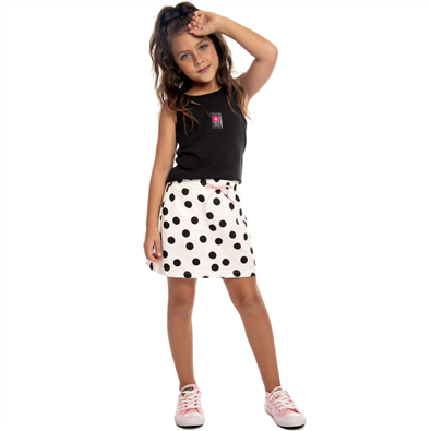 Conjunto Infantil Feminino Canelado Vero