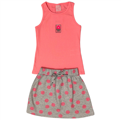 Conjunto Infantil Feminino Canelado Vero