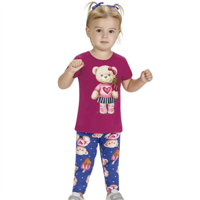 Conjunto Infantil Feminino Estampado