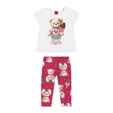 Conjunto Infantil Feminino Estampado