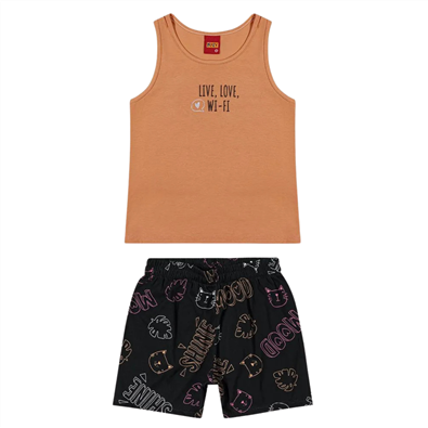 Conjunto Infantil Feminino Estampado