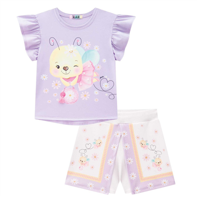 Conjunto Infantil Feminino Meia Malha