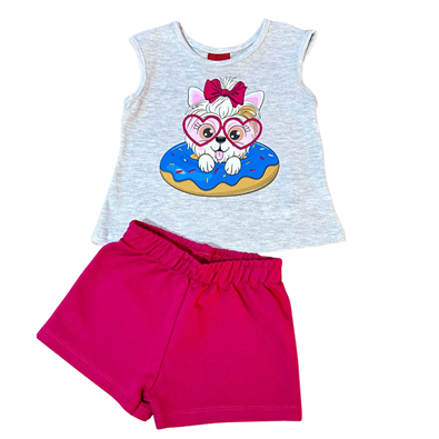 Conjunto Infantil Feminino Regata Vero