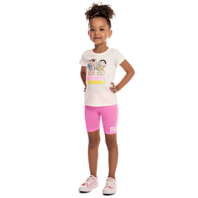 Conjunto Infantil Feminino Turma Da Monica