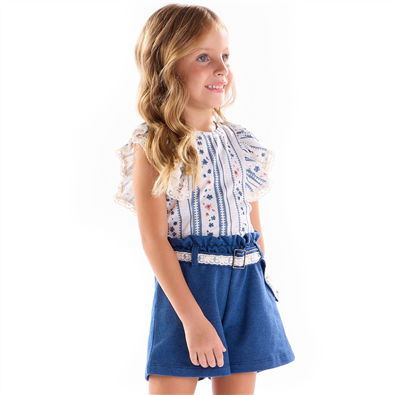 Conjunto Infantil Feminino Vero Floral