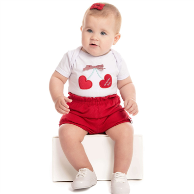 Conjunto Infantil Feminio Corao Beb