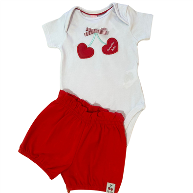 Conjunto Infantil Feminio Corao Beb