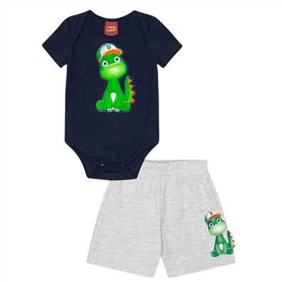 Conjunto Infantil Masculino Dino Vero