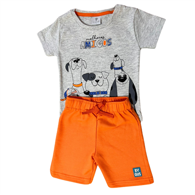 Conjunto Infantil Masculino Moletinho Vero