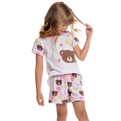 Conjunto Pijama Infantil Feminino Vero