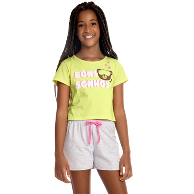 Conjunto Pijama Infantil Feminino Vero