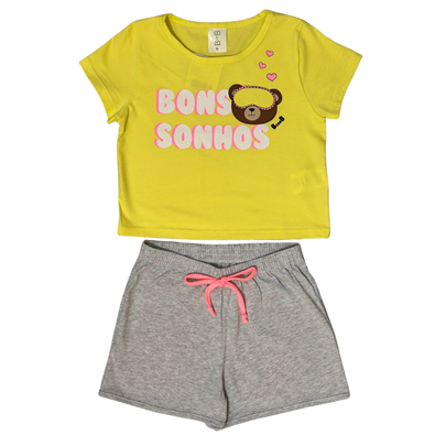 Conjunto Pijama Infantil Feminino Vero