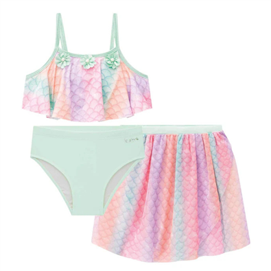 Conjunto Praia Infantil Feminino Sereia