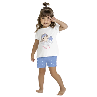 Pijama Infantil Feminino Estrelinhas