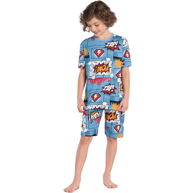 Pijama Infantil Masculino Quadrinhos