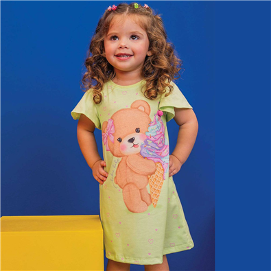 Vestido Infantil Feminino Beb