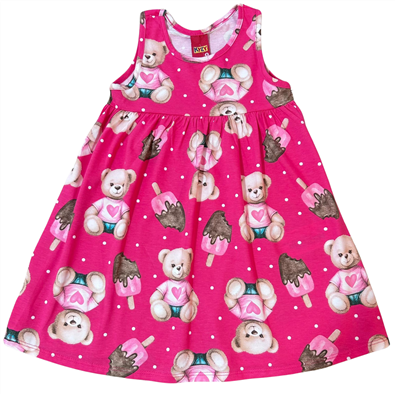 Vestido Infantil Feminino Vero Estampado