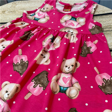 Vestido Infantil Feminino Vero Estampado