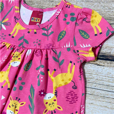 Vestido Infantil Feminino Vero Estampado